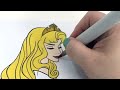 Disney Princess Coloring Book Compilation Belle Ariel Raya Elena Ana Merida Tiana Jasmine Mulan Elsa