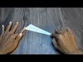 flying paper rocket, how to make a paper rocket airplane, notebook plane