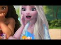 Frozen 2 & Moana: Elsa and Moana and their Kids have a Beach Party!💙🌊 | Alice Edit!