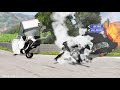 Will these Cars still Drive after Crashing? #93 - BeamNG Drive | CRASHdriven