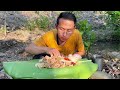 #how I Spent My Day alone In Farm | Special Mushroom Curry 🤤😋| @AchenKathNaga