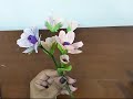 crepe paper flower making/ ക്രീപ്പ് പേപ്പർ ഫ്ലവർ മേക്കിങ്