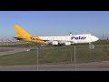 DHL Polar Boeing 747-400F Taxiing to South Cargo Chicago ORD Airport