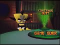 Crash Bandicoot : The Wrath of Cortex (XBOX) - Game Over Lines ||GAME ARCHIVE||