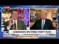 Americans are fed up with two parties: Joe Lieberman