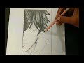 Easy Anime Pencil sketch tutorial \Gojo Satoru - Jujitsu Kaisen \I recreated@FarjanaDrawingAcademy