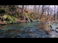 Relaxing turquoise river and waterfall 1 hours White noise River Flowing water