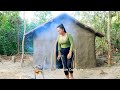 How to Build CLAY House Shelter And Living | Bushcraft Camp CLAY BUILDING  & Survival Cooking