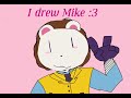 I drew Mike :333333 @Mikol_Afton83  I guess I just made this cause I’m bored (your portrait ig )