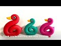 ❤️ Clay art - how to make cute duck/ duckies / model craft tutorial. DIY