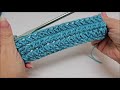 Quick and Easy Crochet Stitch Tutorial - Knotted Half Double Crochet