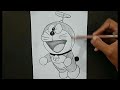 How to draw Doraemon in easy way |Pencil sketch tutorial for beginners |I recreated @SayahArts