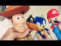 Woody and Daffy Duck: Mario & Sonic At The Olympic Games Plush Parody 2022!