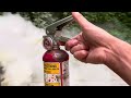 Testing a 1992 General Fire Extinguisher