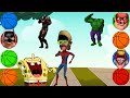 TEBAK GAMBAR MOTU PATLU / VS  / Spiderman, Hulk ,Batman and Iron Man || AVENGERS SUPERHERO || MARVEL