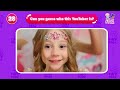 Guess YOUTUBER Quiz | Guess Youtuber by SONGS | Salish Matter, Ferran, Like Nastya | Tiny Book
