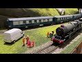 My 8x4 foot mini OO gauge layout in action!