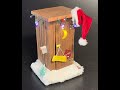 Enchanted Forest Gemmy 8” Santa’s Outhouse Animated With Lights, Funny Phrases, and Sounds