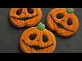 Jack Skellington Jack O'Lantern Cookies! Collaboration With The Squishy Monster