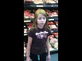 8 Yr Old Lil Girl Singing at Walmart