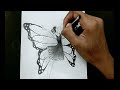 How to draw a girl with butterfly wings \easy pencil sketch \I recreated@FarjanaDrawingAcademy