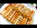 5 Minutes Healthy Snacks Recipes | Egg Snacks | Bread Roll Recipe | New Recipe | Egg Recipe