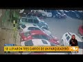 Se llevaron tres carros de un parqueadero en el sur de Bogotá