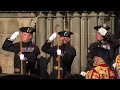 HM Queen Elizabeth II leaves Scotland for the final time