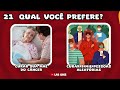 O que você prefere? Quiz ESCOLHAS MAIS DIFÍCEIS da sua VIDA