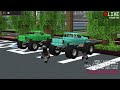 JJ's DIAMOND Monster Truck vs Mikey's EMERALD Monster Truck Build Battle in Minecraft - Maizen