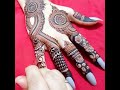 Unique and stylish back hand mehendi design/Eid special mehendi design