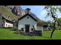 [ 8K ] SABBIONE,  Switzerland - A hidden medieval village | Walk Tour 8K UHD Video