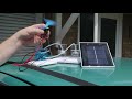 Solar powered hydrogen fuel cell demo