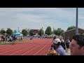 Chris Brittingham(ln 7) runs 11.49 in open 100m at Henderson invitational 5/3/2024