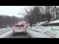 Pouring Rain to Heavy Snow in 20 Minutes - Driving in Halifax, Nova Scotia