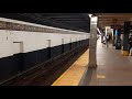 NYC Subway: R143 L train at Myrtle-Wyckoff Aves