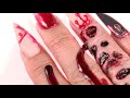 DIY Ripped Nail Trick 😱 Halloween Prank 👻 Halloween Nail Inspo 🎃