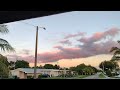 evening sky over South Florida