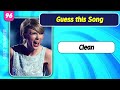 Guess the TAYLOR SWIFT Song in 3 seconds...! | 100 Songs | 90% Real Swifties Fail
