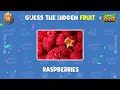 Find the ODD Emoji One Out - Fruits Edition 🥑🍏🍐 | Emoji Quiz | Jungle Quiz