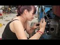 Full video: Genius girl repairs and restores machines.