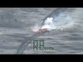 Ukrainian Abrams gets hit and burns