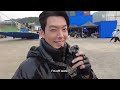 (VLOG) A day on set with Kim Woo-bin | Black Knight [ENG SUB]