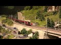 Modellbahn Spur N Fahrbetrieb, Salzbruck, Tauernbahn