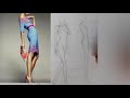 HOW TO DRAW FASHION POSES- fashion illustration tutorial