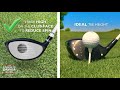 Set up and tee height for golf driver (crucial tip)
