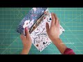 sew trifold wallet/clutch -anisa trifold wallet tutorial - sewing tutorial