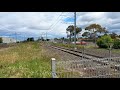 Restored tait train to Pakenham at Narre Warren,14/11/2021.