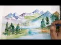 Watercolor Painting For Begginers/ Watercolor Painting/ Landscape Painting