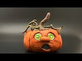 How to Make Halloween PUMPKINS (polymer clay tutorial)